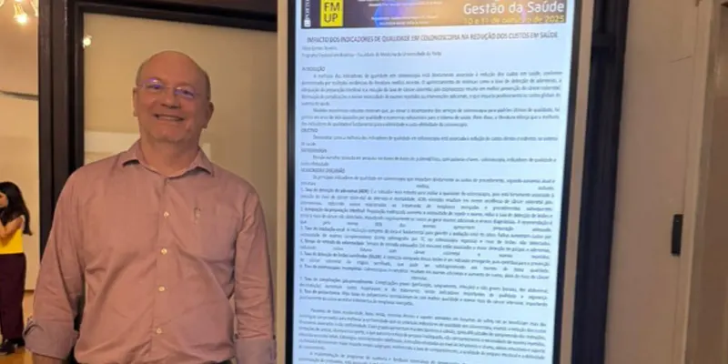 Passagem do Dr. Fábio em Porto para o doutorado, com apresentação de trabalho